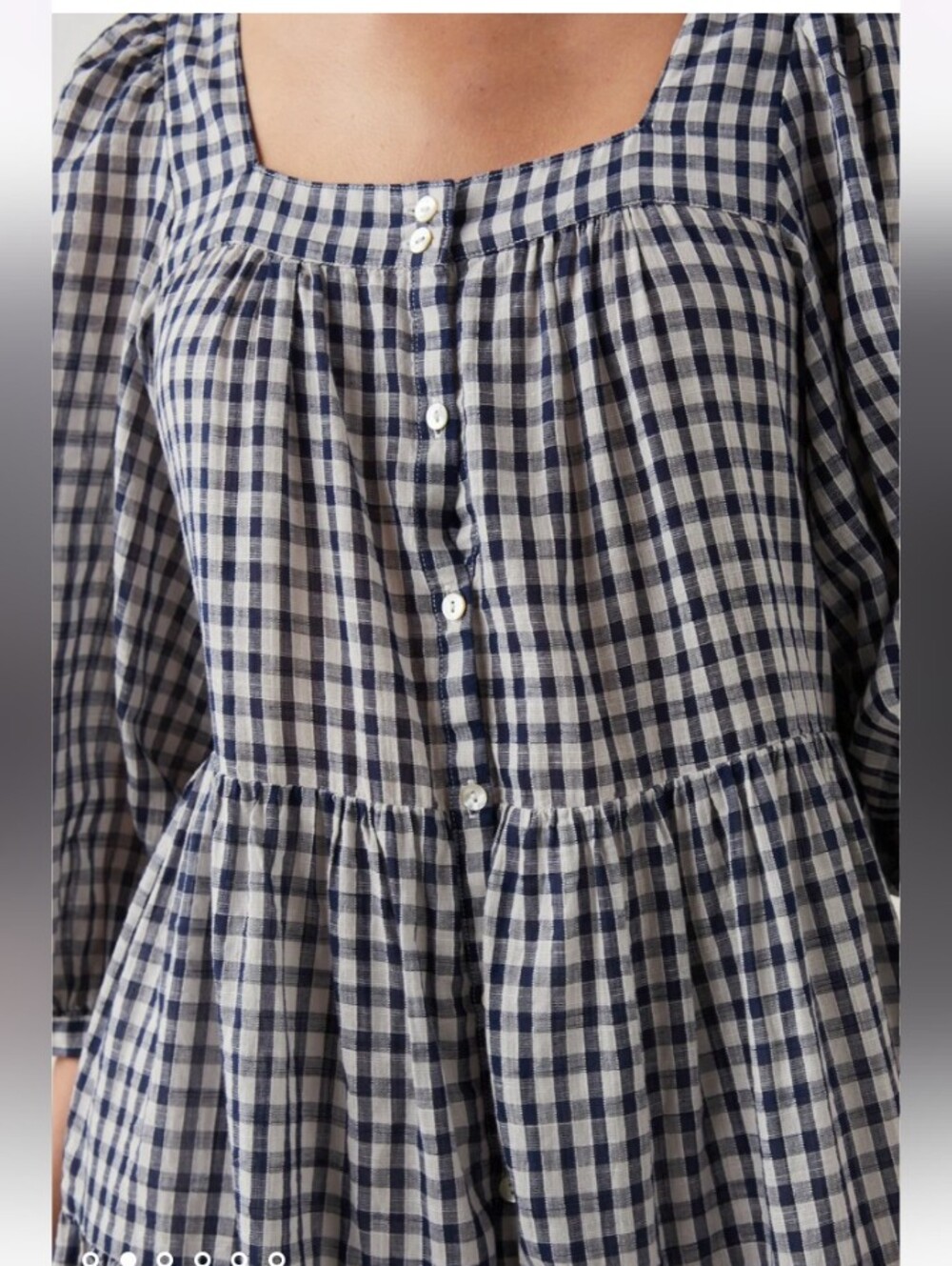 Rails Pippa Dress In Sailor Check - Picture 3 of 12